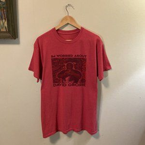 David Gborie shirt - All Fantasy everything- comedian - size L - red